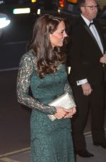 KATE MIDDLETON at Glittering Gala at National Portrait Gallery in London 03/28/2017