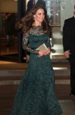 KATE MIDDLETON at Glittering Gala at National Portrait Gallery in London 03/28/2017