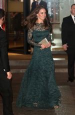 KATE MIDDLETON at Glittering Gala at National Portrait Gallery in London 03/28/2017