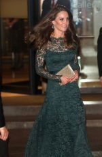 KATE MIDDLETON at Glittering Gala at National Portrait Gallery in London 03/28/2017