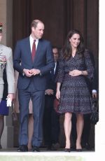 KATE MIDDLETON at Les Invalides in Paris 03/18/2017