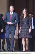 KATE MIDDLETON at Les Invalides in Paris 03/18/2017