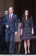 KATE MIDDLETON at Les Invalides in Paris 03/18/2017
