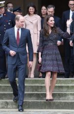 KATE MIDDLETON at Les Invalides in Paris 03/18/2017