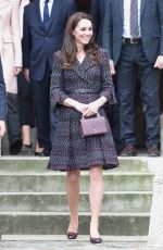 KATE MIDDLETON at Les Invalides in Paris 03/18/2017