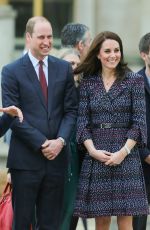 KATE MIDDLETON at Trocadero Square in Paris 03/18/2017