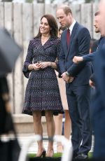 KATE MIDDLETON at Trocadero Square in Paris 03/18/2017