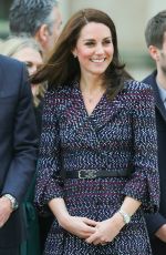 KATE MIDDLETON at Trocadero Square in Paris 03/18/2017