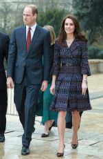 KATE MIDDLETON at Trocadero Square in Paris 03/18/2017