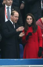 KATE MIDDLETON at Wales vs France Match in France 03/18/2017