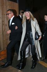 KATE MOSS Arrives at Saint Laurent Fashion Show at Paris Fashion Week 02/28/2017