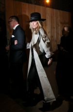 KATE MOSS Arrives at Saint Laurent Fashion Show at Paris Fashion Week 02/28/2017