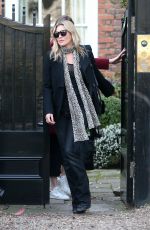 KATE MOSS Leaves Her Home in London 03/13/2017