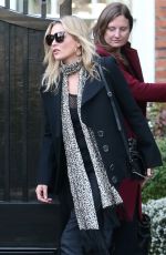 KATE MOSS Leaves Her Home in London 03/13/2017