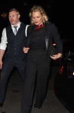 KATE MOSS Night Out in London 03/15/2017