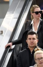 KATE UPTON at LAX airport in Los Angeles 03/10/2017