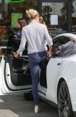 KATE UPTON in Jeans Out and About in Los Angeles 03/17/2017
