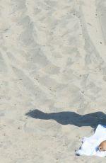 KATHARINE MCPHEE on the Set of Scorpion at a Beach in Malibu 03/31/2017