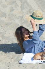 KATHARINE MCPHEE on the Set of Scorpion at a Beach in Malibu 03/31/2017