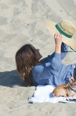 KATHARINE MCPHEE on the Set of Scorpion at a Beach in Malibu 03/31/2017