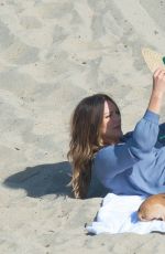 KATHARINE MCPHEE on the Set of Scorpion at a Beach in Malibu 03/31/2017