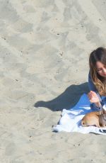 KATHARINE MCPHEE on the Set of Scorpion at a Beach in Malibu 03/31/2017