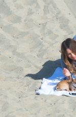 KATHARINE MCPHEE on the Set of Scorpion at a Beach in Malibu 03/31/2017