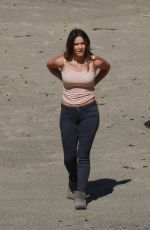 KATHARINE MCPHEE on the Set of Scorpion in Los Angeles 03/28/2017