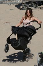 KATHARINE MCPHEE on the Set of Scorpion in Los Angeles 03/28/2017