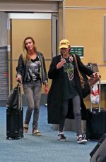KATIE CASSIDY and WILLA HOLLAND at Airport in Vancouver 03/27/2017