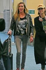 KATIE CASSIDY and WILLA HOLLAND at Airport in Vancouver 03/27/2017