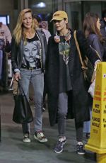 KATIE CASSIDY and WILLA HOLLAND at Airport in Vancouver 03/27/2017