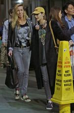 KATIE CASSIDY and WILLA HOLLAND at Airport in Vancouver 03/27/2017