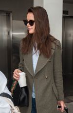 KATIE HOLMES at Los Angeles International Airport 03/05/2017