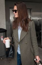 KATIE HOLMES at Los Angeles International Airport 03/05/2017