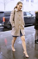 KATIE HOLMES Out and About in New York 03/28/2017