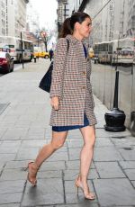 KATIE HOLMES Out and About in New York 03/28/2017