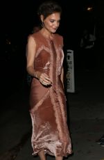 KATIE HOLMES Out for Dinner at the Chateau Marmont in Los Angeles 03/16/2017