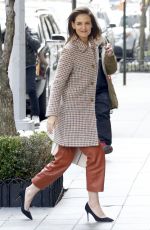 KATIE HOLMES Out in New York 03/30/2017