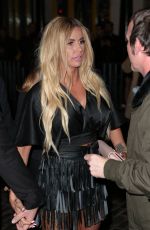 KATIE PRICE Arrives at Gilgamesh Restaurant in London 03/18/2017