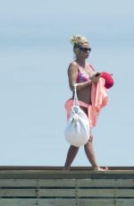 KATIE PRICE in Bikini on the Beach in Miami 03/29/2017