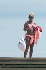 KATIE PRICE in Bikini on the Beach in Miami 03/29/2017
