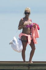 KATIE PRICE in Bikini on the Beach in Miami 03/29/2017