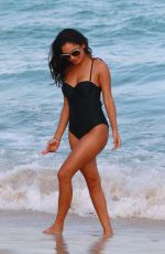 KATTYA HEREDIA in Sswimsuit at a Beach in Miami 02/28/2017