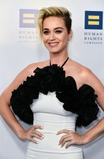 KATY PERRY at Human Rights Campaign Gala Dinner in Los Angeles 03/18/2017