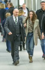 KEIRA KNIGHTLEY at Tegel Airport in Berlin 03/03/2017