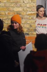KEIRA KNIGHTLEY on the Set of 