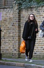 KEIRA KNIGHTLEY Out for Groceries Shopping in London 03/25/2017