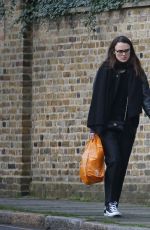 KEIRA KNIGHTLEY Out for Groceries Shopping in London 03/25/2017