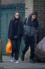 KEIRA KNIGHTLEY Out for Groceries Shopping in London 03/25/2017